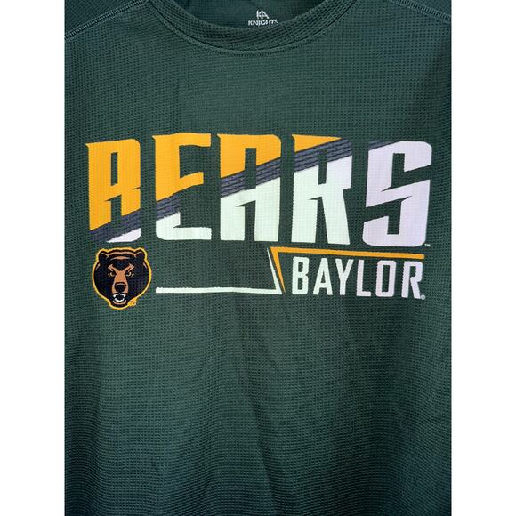 Baylor Bears Men’s Large Long Sleeve Shirt Green/Gray Knights Apparel - Picture 2 of 8